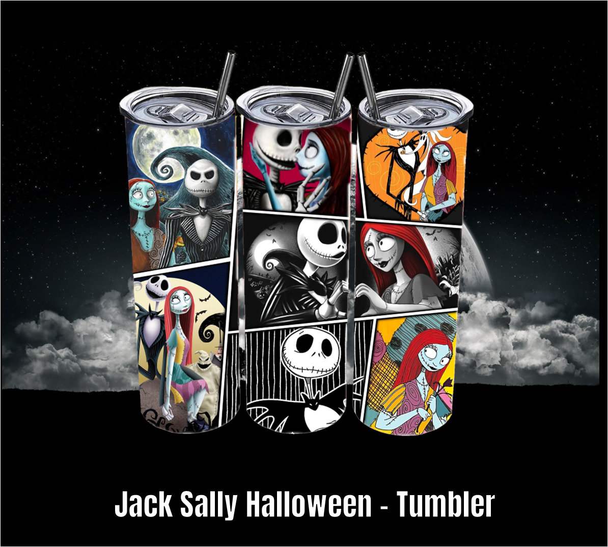 Jack Sally Halloween - Tumbler