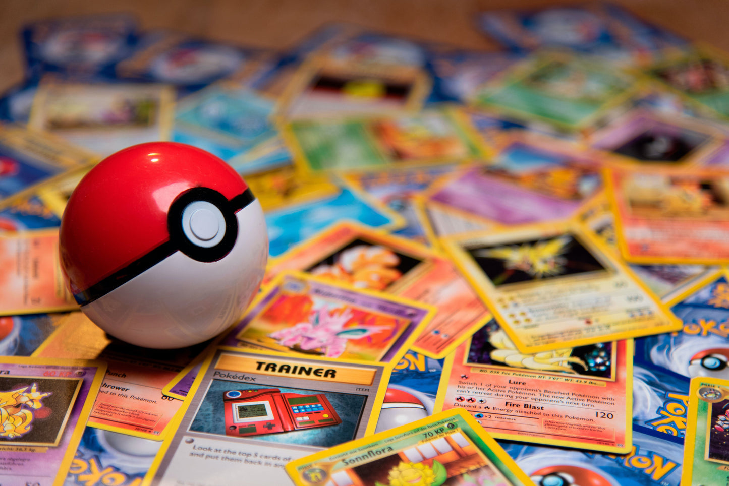 Pokeball Pokemon Cards - Tumbler