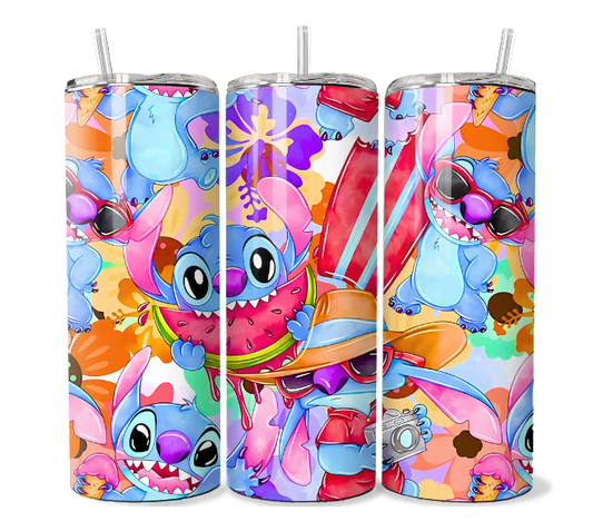 Stitch Beach Summer - Tumbler