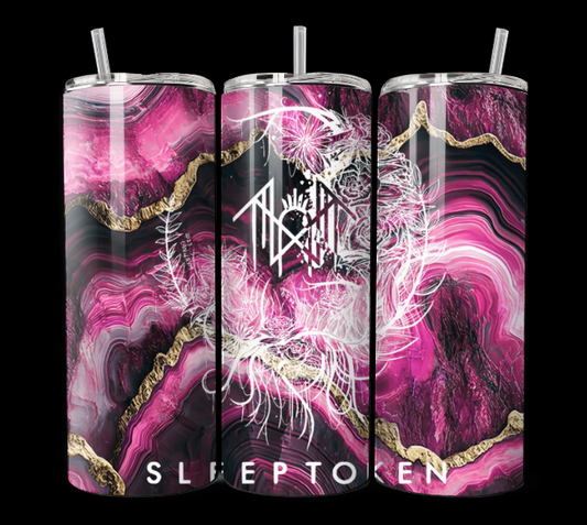 Sleep Token Pink Agate - Tumbler