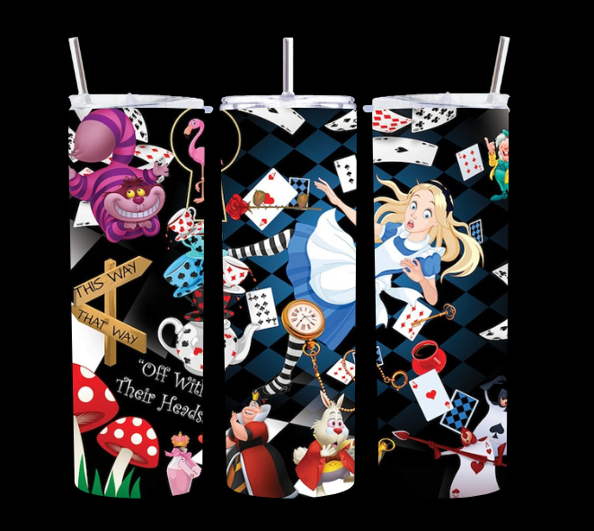 Alice in Wonderland 7 - Tumbler