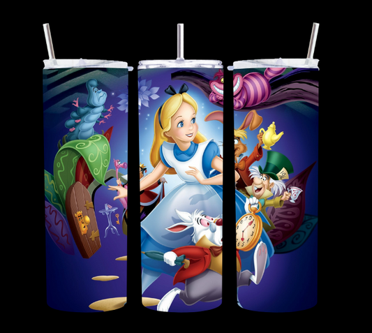 Alice in Wonderland 9 - Tumbler