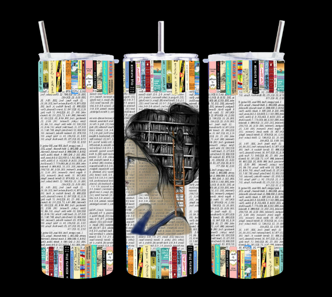 Girls Loves Books - Tumbler