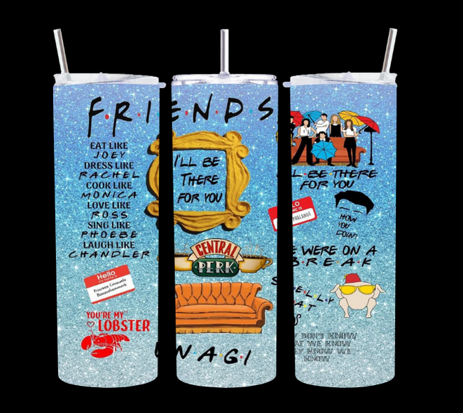 Friends Blue - Tumbler