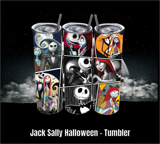 Jack Sally Halloween - Tumbler