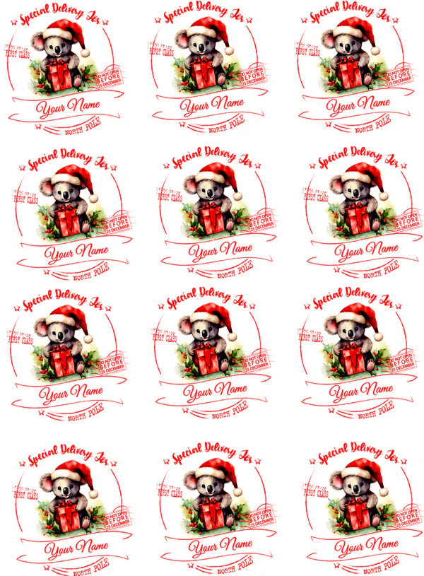 Personalised Stickers - 12/24 Per Sheet