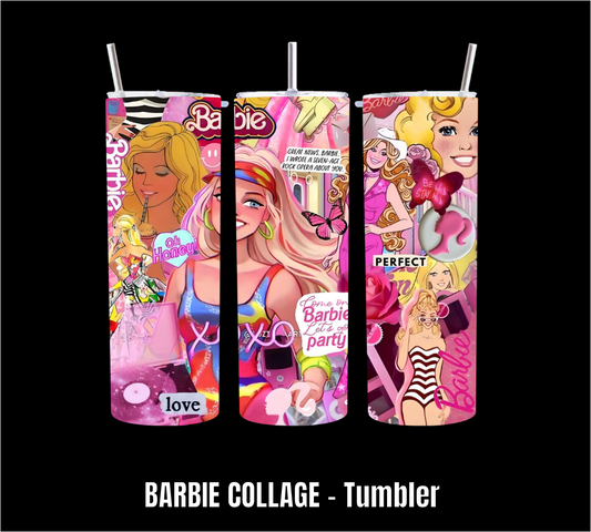 Barbie Collage - Tumbler