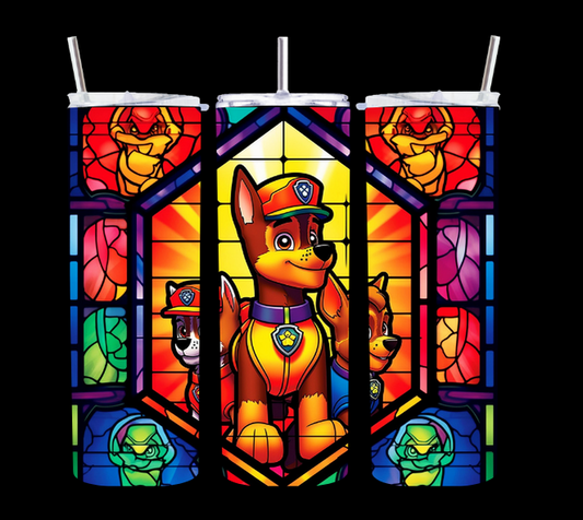 Pawpatrol Stained Glass - Tumbler