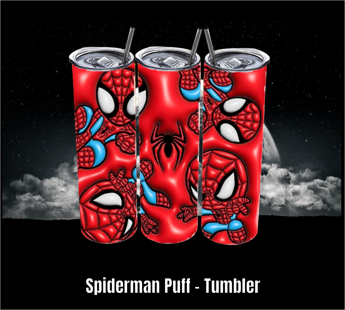 Spiderman Puff - Tumbler