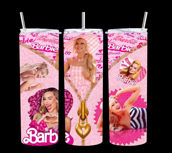 Barbie Pink Zip - Tumbler