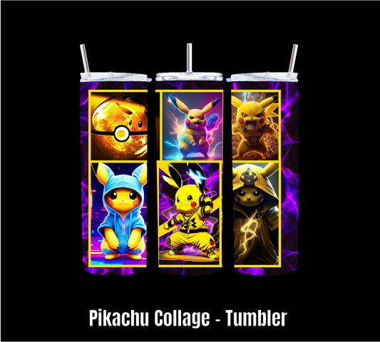 Pikachu Collage - Tumbler