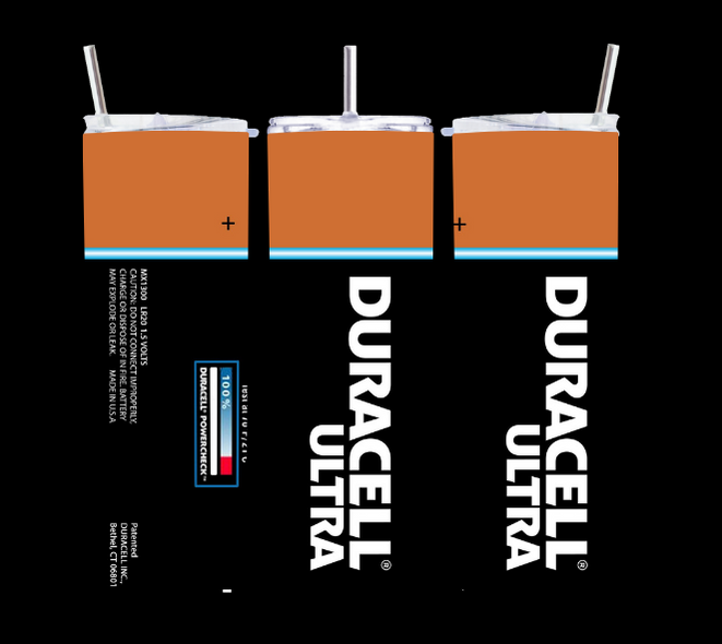 Duracell Battery - Tumbler