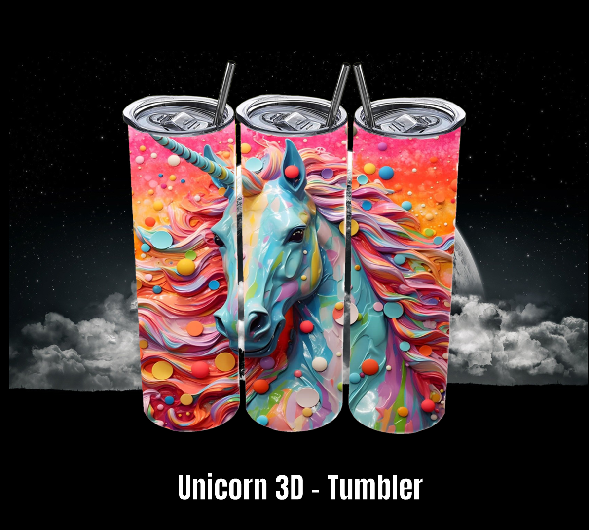 Unicorn 3D - Tumbler