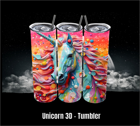 Unicorn 3D - Tumbler