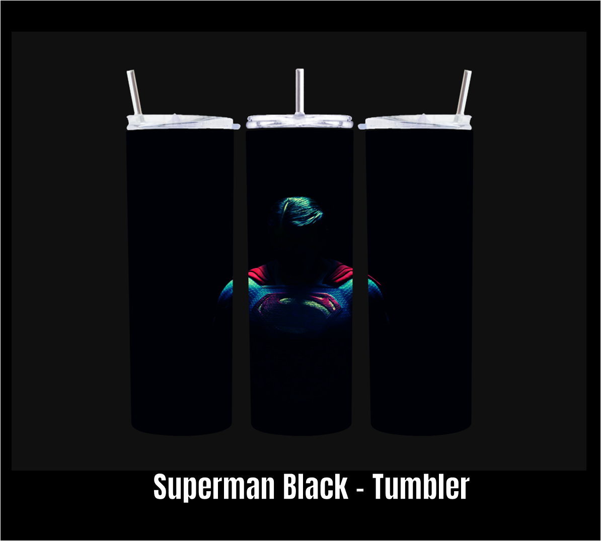 Superman Black - Tumbler