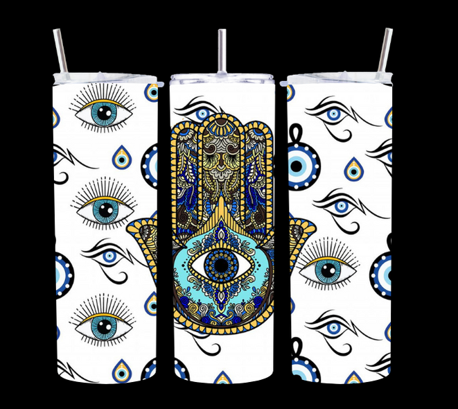 Evil Eye Blue 2 - Tumbler