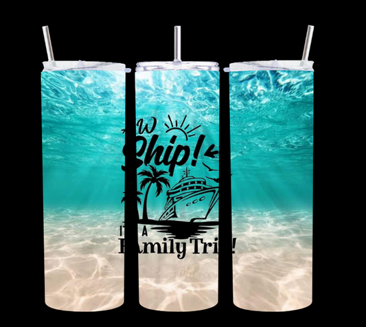 Aw Ship Water Sand - Tumbler