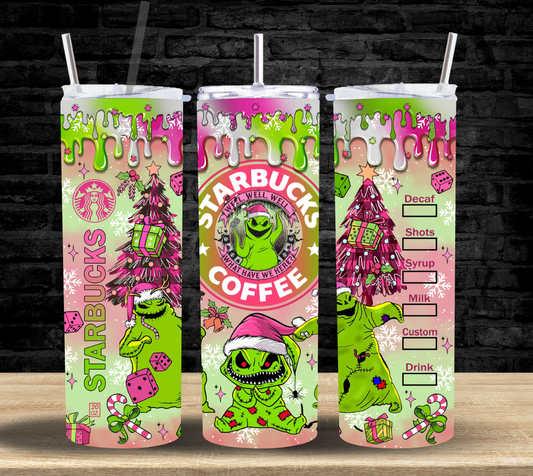 Boogie Pink Green Coffee - Tumbler