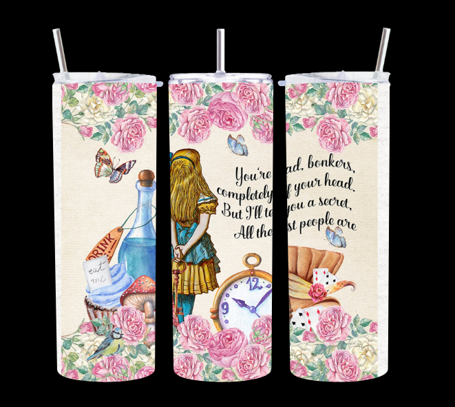 Alice in Wonderland 5 - Tumbler