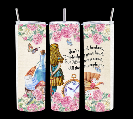 Alice in Wonderland 5 - Tumbler