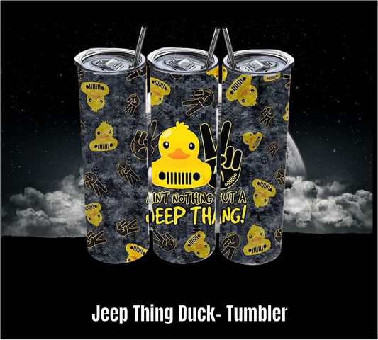 Jeep thing Duck - Tumbler
