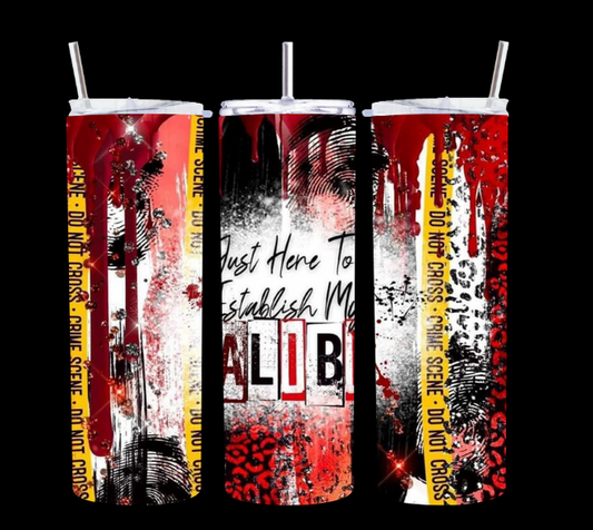 Alibi Crime Scene - Tumbler