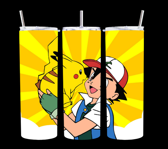 Pokemon Ash Pika - Tumbler