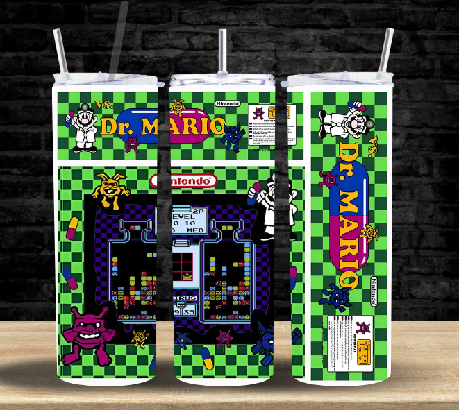 Dr Mario Arcade Game - Tumbler