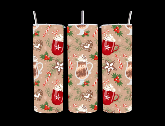 Hot Chocolate Red Mugs - Tumbler