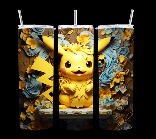 Pokemon Pikachu 3D - Tumbler