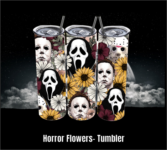 Horror Flowers - Tumbler