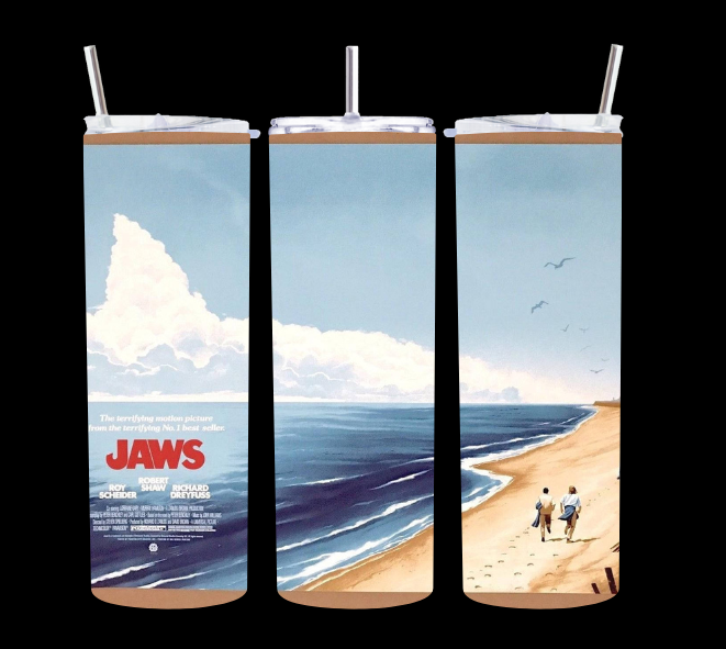 JAWS Vintage Poster - Tumbler