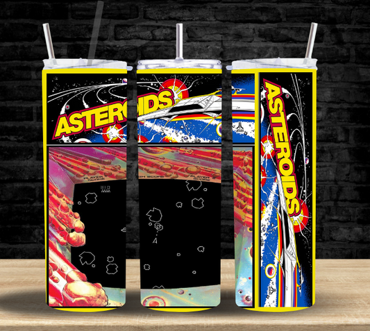 Asteriods Arcade Game - Tumbler