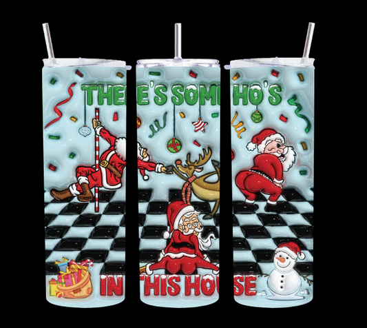 Santa's Ho's Puffy - Tumbler