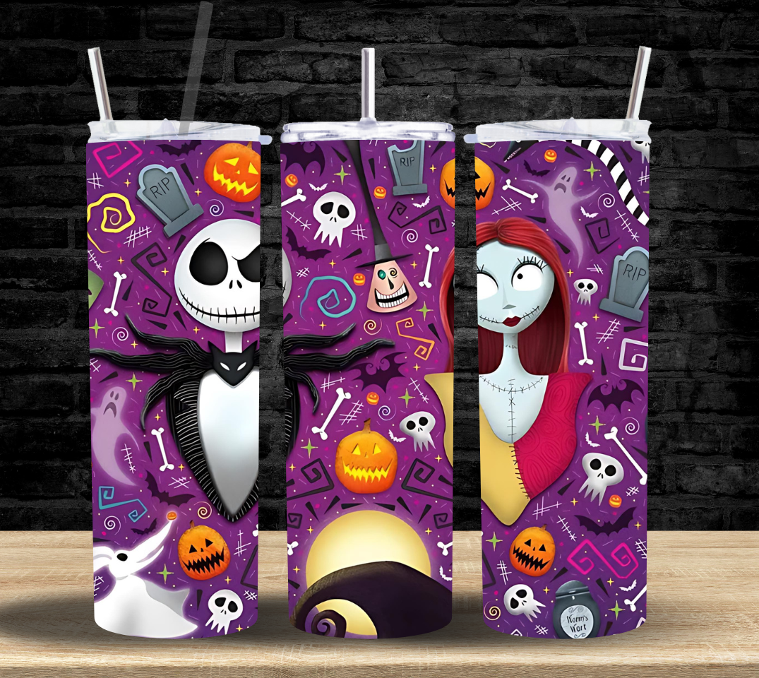 Jack Sally Purple - Tumbler