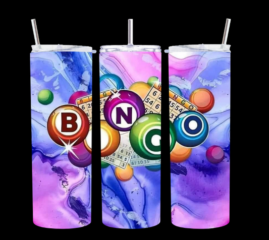 Bingo Pink Purple - Tumbler