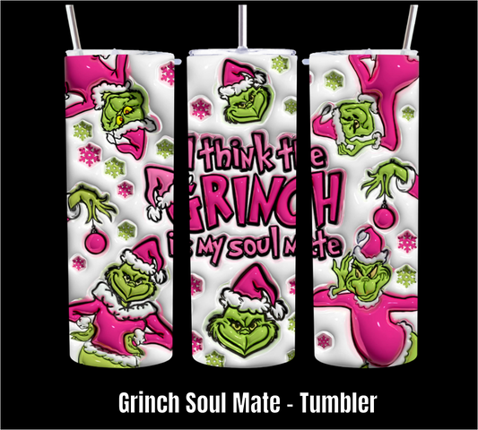 Grinch Soul Mate - Tumbler