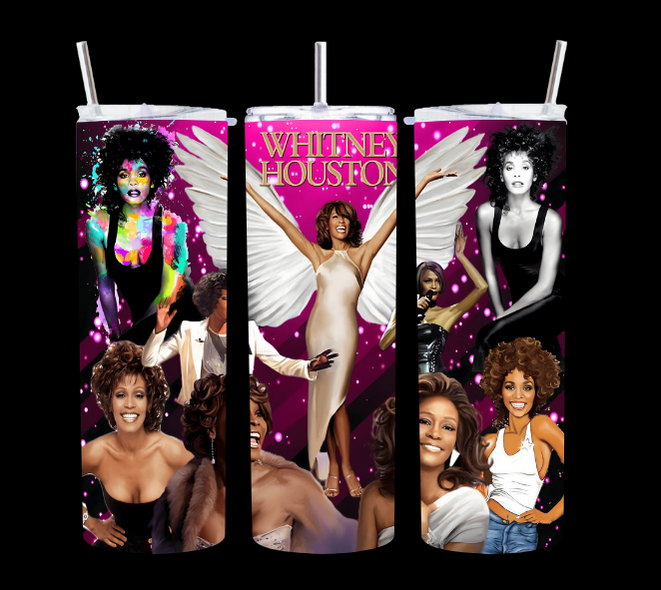 Whitney Houston Wings - Tumbler