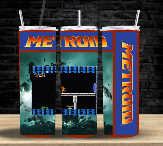 Metriod Arcade Game - Tumbler