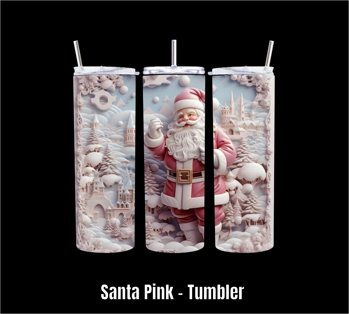 Santa Pink - Tumbler