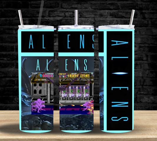 Aliens Arcade Game - Tumbler