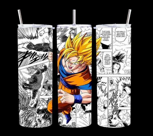 Dragonball Z Comic Goku - Tumbler