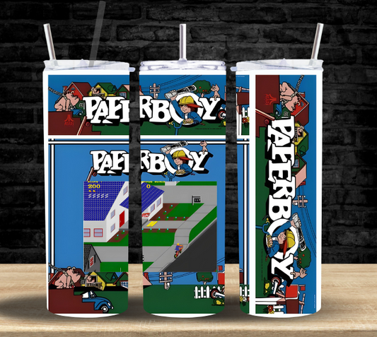 Paperboy Arcade Game - Tumbler