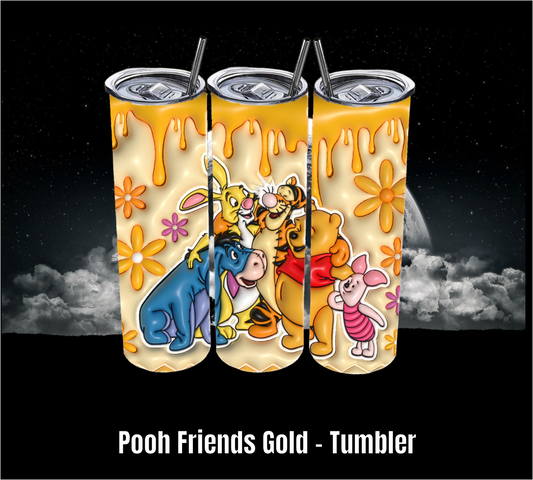 Pooh Friends GOLD - Tumbler