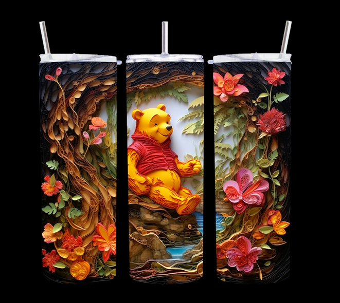 Wooden Pooh - Tumbler