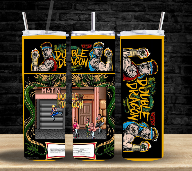 Double Dragon Arcade Game - Tumbler