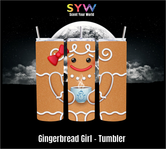 Gingerbread Girl - Tumbler