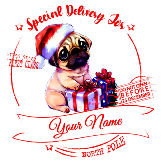 Personalised Christmas Present Stickers - 12 Pack
