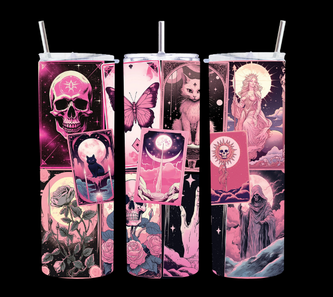 Pink Tarot - Tumbler