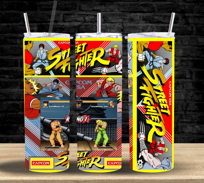 Street Fighter Arcade Game - Tumbler